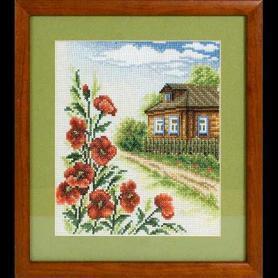 Набор для вышивания Панна PS-0383 «Цветы у дома»