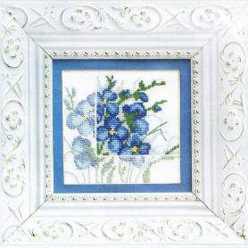 Набор для вышивания Чарівна Мить А-023 «Синие цветы»