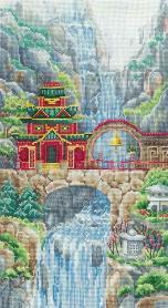 Набор для вышивания Сделай своими руками В-39 «Храм водопада»