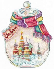 Набор для вышивания Сделай своими руками Г-07 «Города в банках. Москва»