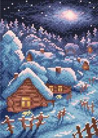 Алмазная мозайка Brilliart МС-005 «Зимний пейзаж»