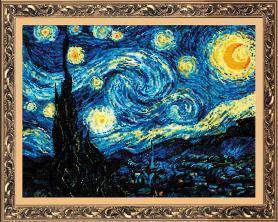 Набор для вышивания Риолис 1088 «Ван Гог ‘Звёздная ночь’»