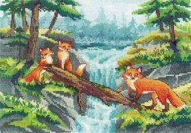 Набор для вышивания Сделай своими руками А-07 «Алтайские лисы»