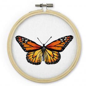 Набор для вышивания Панна JK-2234 «Бабочка. Монарх»