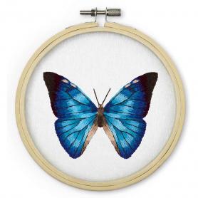 Набор для вышивания Панна JK-2235 «Бабочка. Морфо адонис»