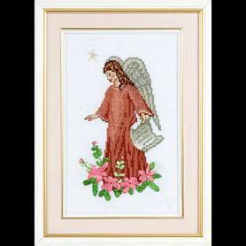 Набор для вышивания Панна Ф-0676 «Ангел в лилиях»