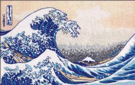Набор для вышивания Панна MET-JK-2267 «Большая волна в Канагаве»