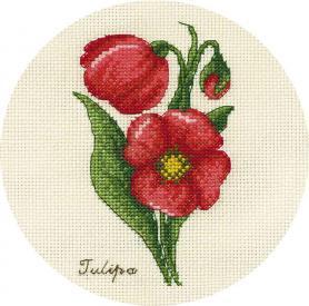 Набор для вышивания Панна C-1809 «Букетик тюльпанов»