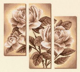 Набор для вышивания Панна C-1894 «Триптих с розами»