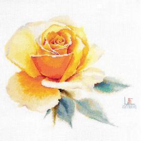 Набор для вышивания Алиса 2-52 «Акварельные розы. Жёлтая элегантная»