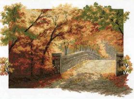 Набор для вышивания Hobby&Pro 679 «Осенний мост»