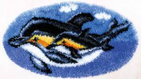 Набор для вышивания Панна KI-1495 «Коврик Дельфины»