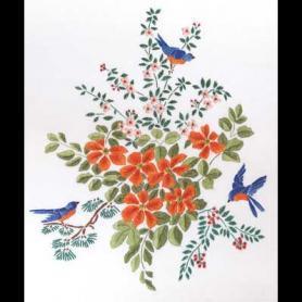 Набор для вышивания Панна Ц-1308 «Цветы и птицы»
