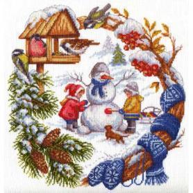 Набор для вышивания Панна Д-1347 «Зимние забавы»