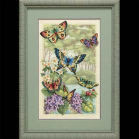 Набор для вышивания Dimensions 35223 «Лес бабочек»