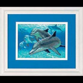 Набор для вышивания Dimensions 06944 «Морские дельфины»