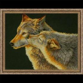Набор для вышивания Dimensions 70-35283 «Поцелуй волка»
