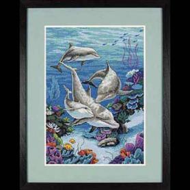Набор для вышивания Dimensions 03830 «Владения дельфинов»