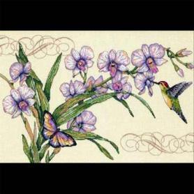 Набор для вышивания Dimensions 35237 «Орхидеи и колибри»