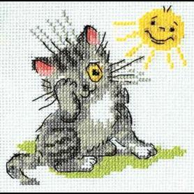 Набор для вышивания Кларт 6-073 «Котенок и солнышко»