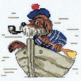 Набор для вышивания Кларт 6-069 «Пес морячок»