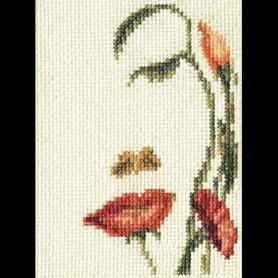 Набор для вышивания Кларт 6-064 «Лицо-цветы»