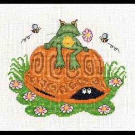 Набор для вышивания Кларт 8-072 «Лягушонок и черепаха»