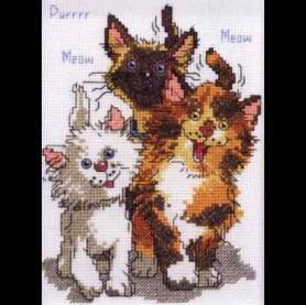 Набор для вышивания Janlynn 038-0208 «Коты Дюкпорта»