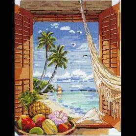 Набор для вышивания Janlynn 023-0382 «Вид из окна на море»
