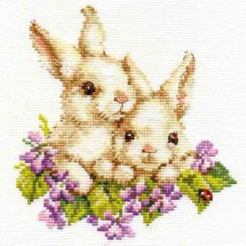 Набор для вышивания Алиса 1-11 «Крольчата»
