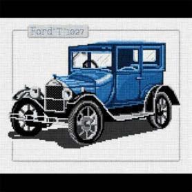 Набор для вышивания Pinn 33-E «Антикварные машины. Форд Т 1927»