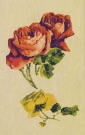 Схема для вышивания цв. А3 «Домашняя коллекция»  ДК-006 «Розы»