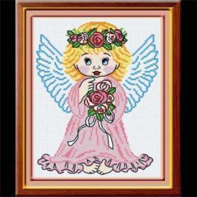 Набор для вышивания М.П. Студия НВ-110 «Ангел в розовом»