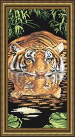 Набор для вышивания М.П. Студия НВ-090 «Плывущий тигр»