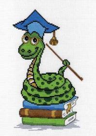 Набор для вышивания М.П. Студия НВ-165 «Змейка Знайка»