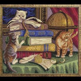 Набор для вышивания Панна Ж-1053 «Котята с книгами»