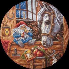 Набор для вышивания Панна СО-1128 «Домовой-покровитель домашних животных»