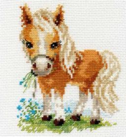 Набор для вышивания Алиса 0-114 «Белогривая лошадка»