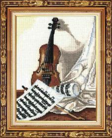Набор для вышивания Сделай своими руками М-22 «Мелодия для скрипки»