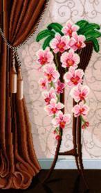 Набор для вышивания Сделай своими руками В-13 «Ваза с орхидеями»