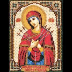 Набор для вышивания Панна ЦМ-1262 «Икона Божией Матери Умягчение злых сердец»