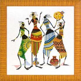 Набор для вышивания Панна НМ-0739 «Африканочки-подружки»