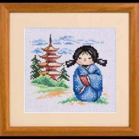 Набор для вышивания Панна НМ-0655 «Японская куколка»