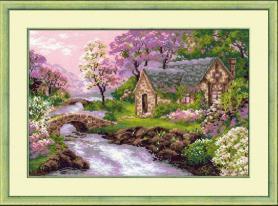 Набор для вышивания Риолис 1098 «Весенний пейзаж»