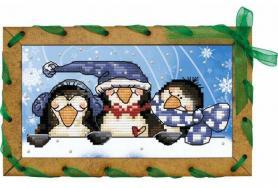 Набор для вышивания Нова Слобода ОР 7504 «Пингвинчики»