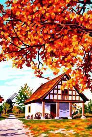 Канва с рисунком Grafitec 6.169 «Осень за городом»