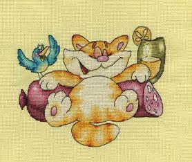 Набор для вышивания Кларт 8-186 «Счастливый кот»