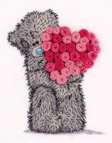 Набор для вышивания Панна MTY-2125 «Tatty Teddy с сердцем из роз»