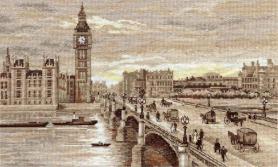 Набор для вышивания Панна  GM-1254 «Лондон. Вестминстерский мост»