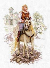 Набор для вышивания Алиса 4-17 «Юноша на белом коне»